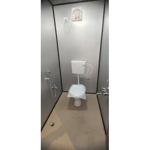 Pvc Portable Toilet Cabin - Color: Grey