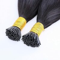 Views Remy I-Tip Permanent Extensions 50 Strands/Pack (50G, 24 inch, Pack of 1) Hair Extension