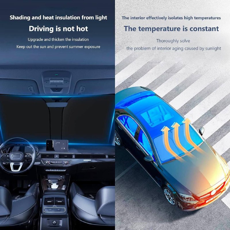 Car Windshield Sunshade Protector - Feature: Good Quality