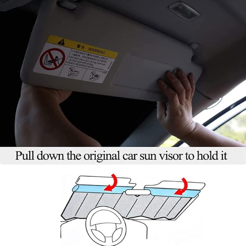 Car Windshield Sunshade Protector - Feature: Good Quality