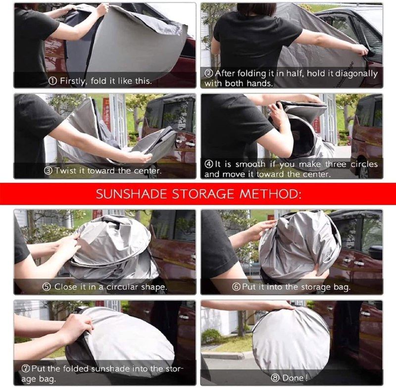 Car Windshield Sunshade Protector - Feature: Good Quality