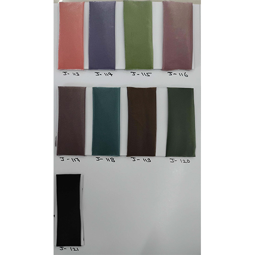 Plain Polyester Satin Fabric - Color: Multi Colour