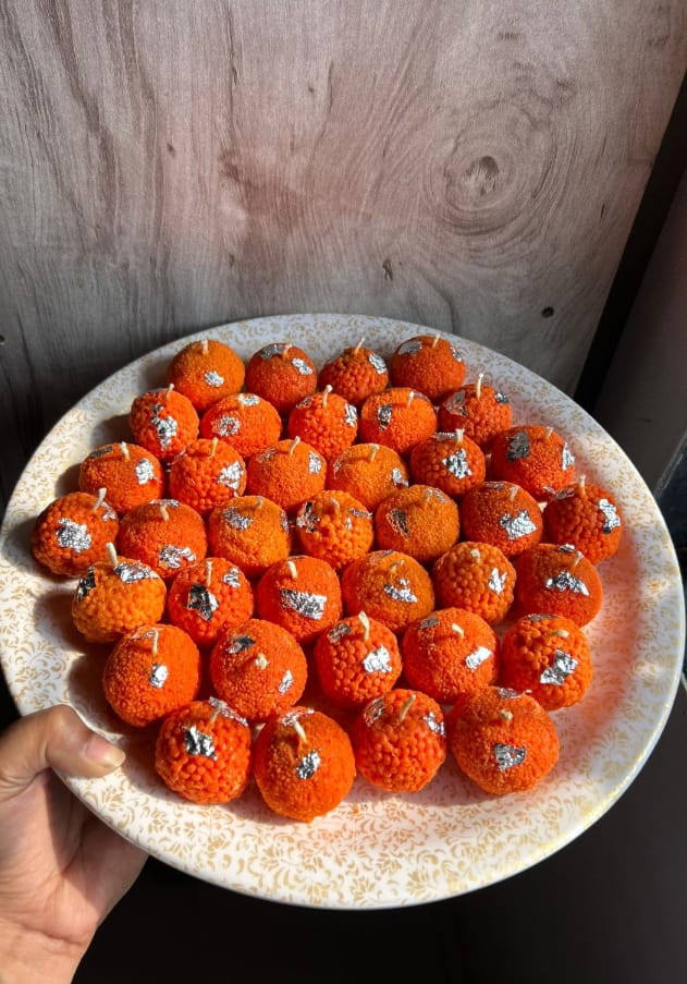 Boondi ladoo Candle