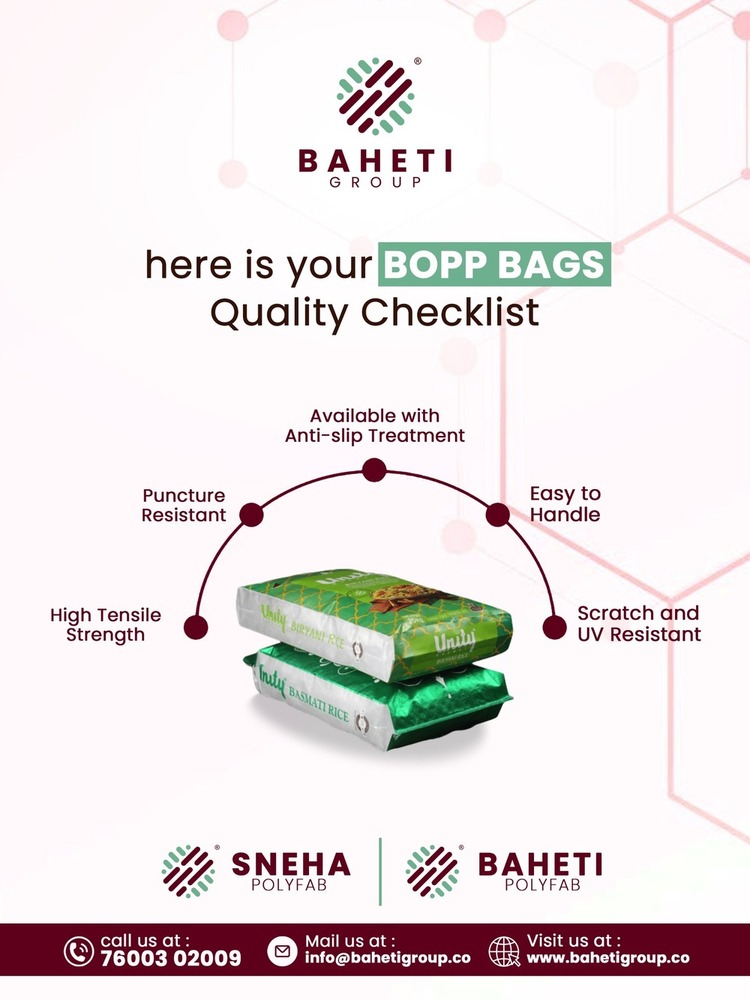 Bopp Rice Bag - Color: Multi Color