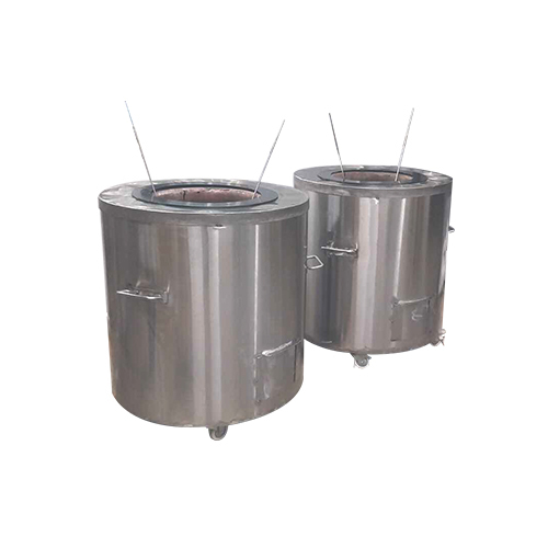 Round Tandoor Pot - Color: Silver