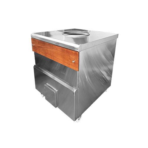 Thandoor Pot - Color: Silver