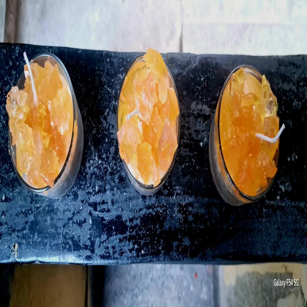 Mango Gel Candle - Burning Time: 18 Hours