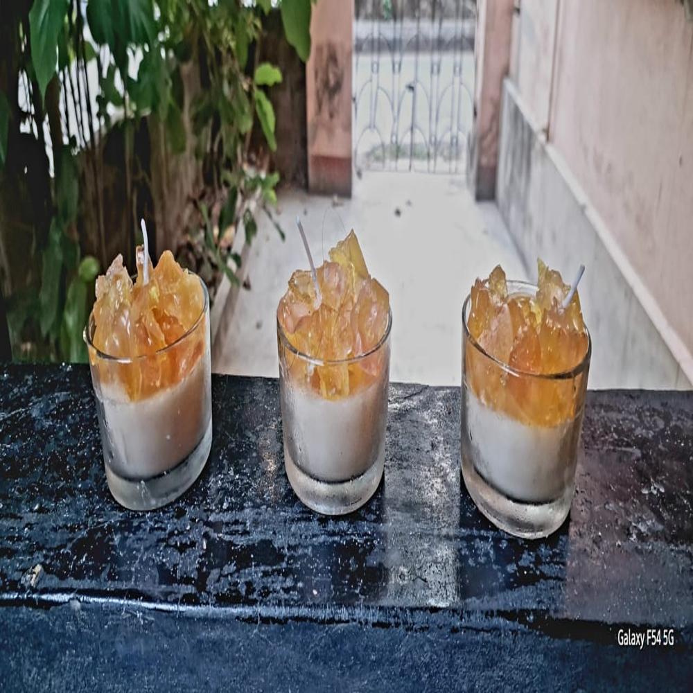 Mango Gel Candle - Burning Time: 18 Hours