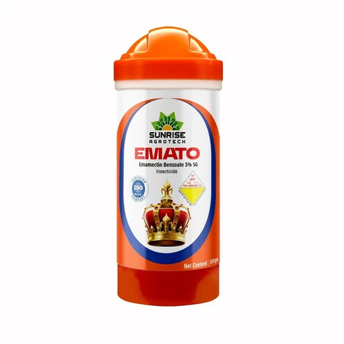 Emato Emamectin Benzoate 5% Sg Agricultural Pesticides - Packaging Type: Bottle