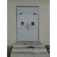Steel Fire Door With Top Partition - Application: Industry