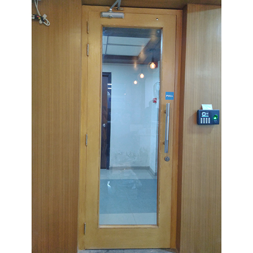 Wooden Glazed Fire Door - Application: Office