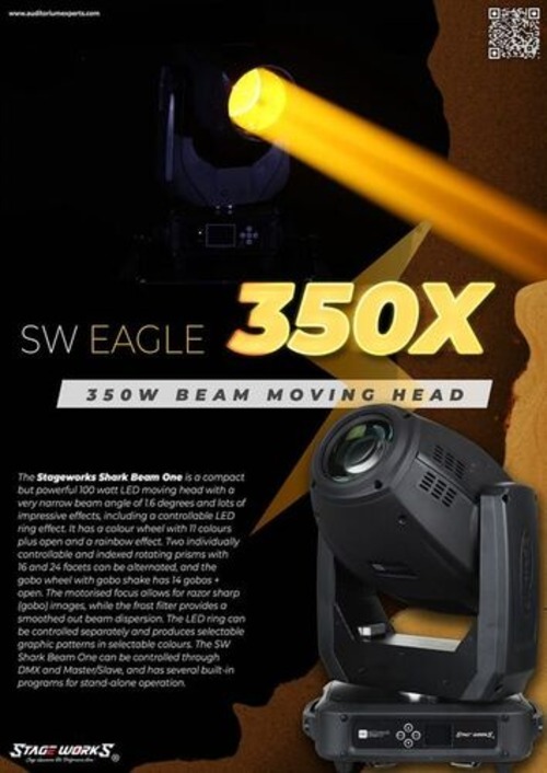 SW Mini 350W Weatherproof Beam Light
