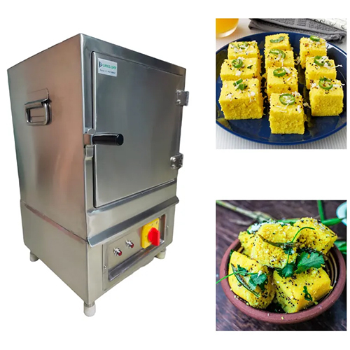 Live Steam Dhokla Making Machine