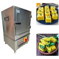 Live Steam Dhokla Making Machine