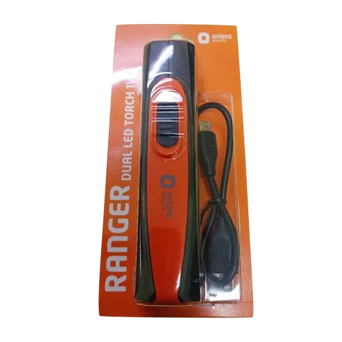 1w Orient Electric Ranger Dual Led Torch - Material: Abs