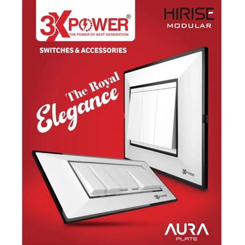 3Xpower Hirise Modular Switch - Color: White