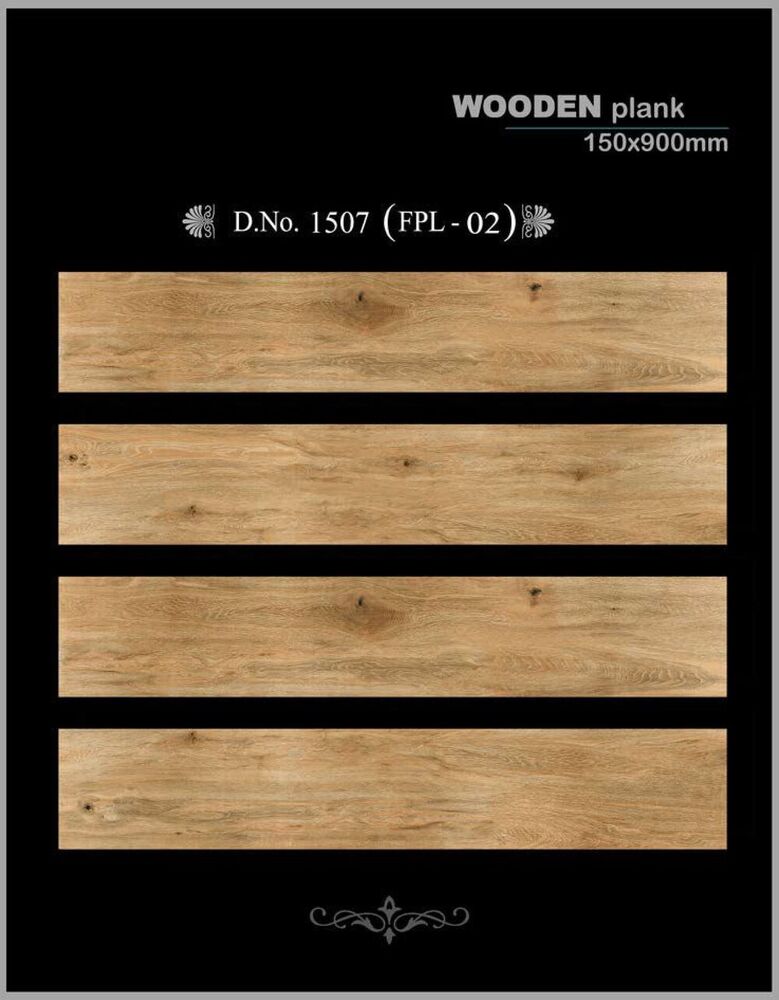 150x900mm Decorative Wooden Plank Tiles Natural Wood Effect for Stylish Flooring Solutions