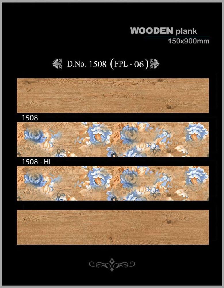 150x900mm Decorative Wooden Plank Tiles Natural Wood Effect for Stylish Flooring Solutions