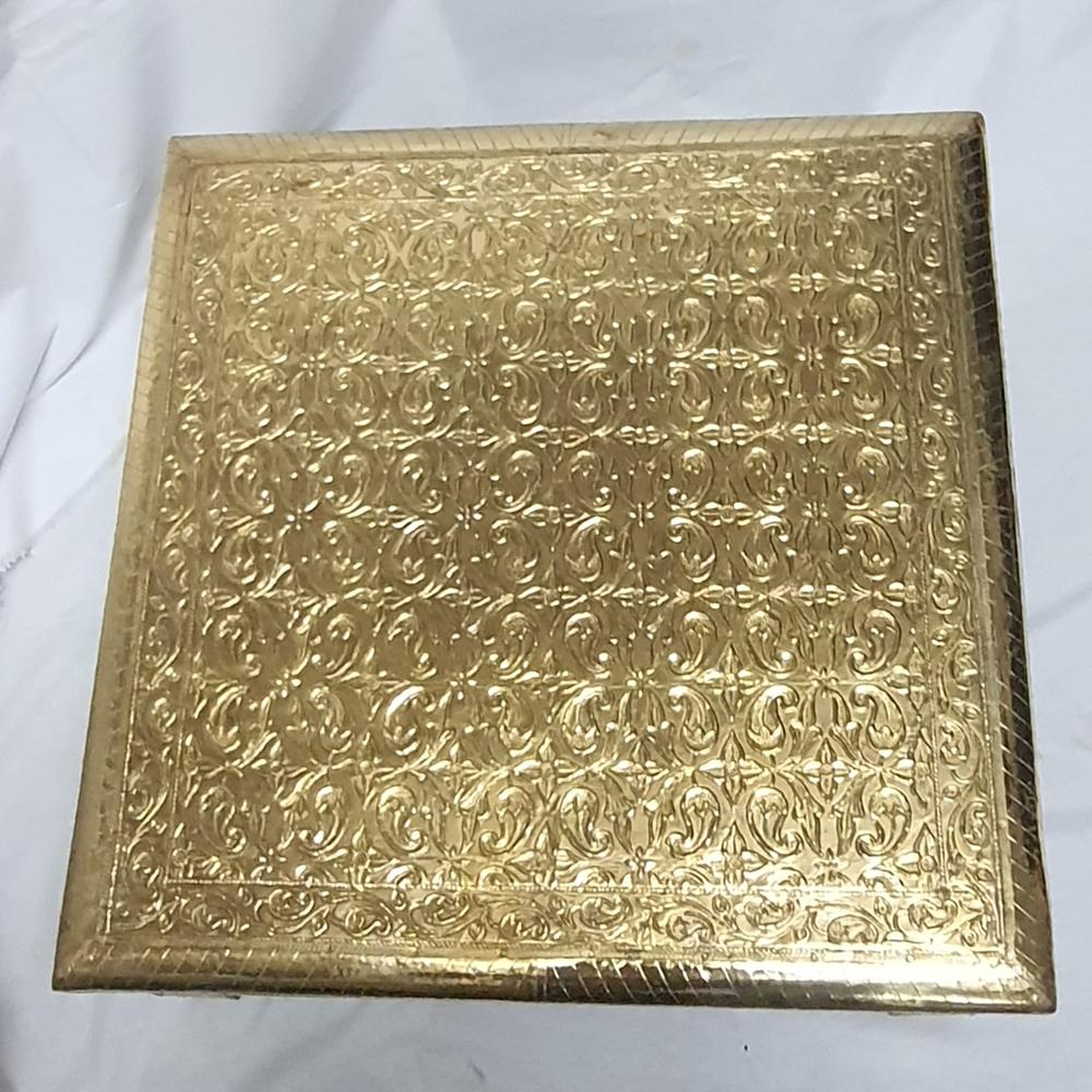 BRASS CARVING BAJOT / CHOWKI