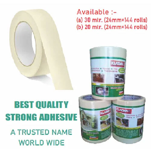 3 Meter Masking Tape - Application: Good Adhesive And Tensile Strength
