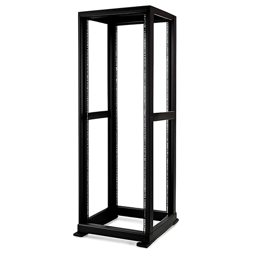 Network Rack - Color: Black Paint Coated