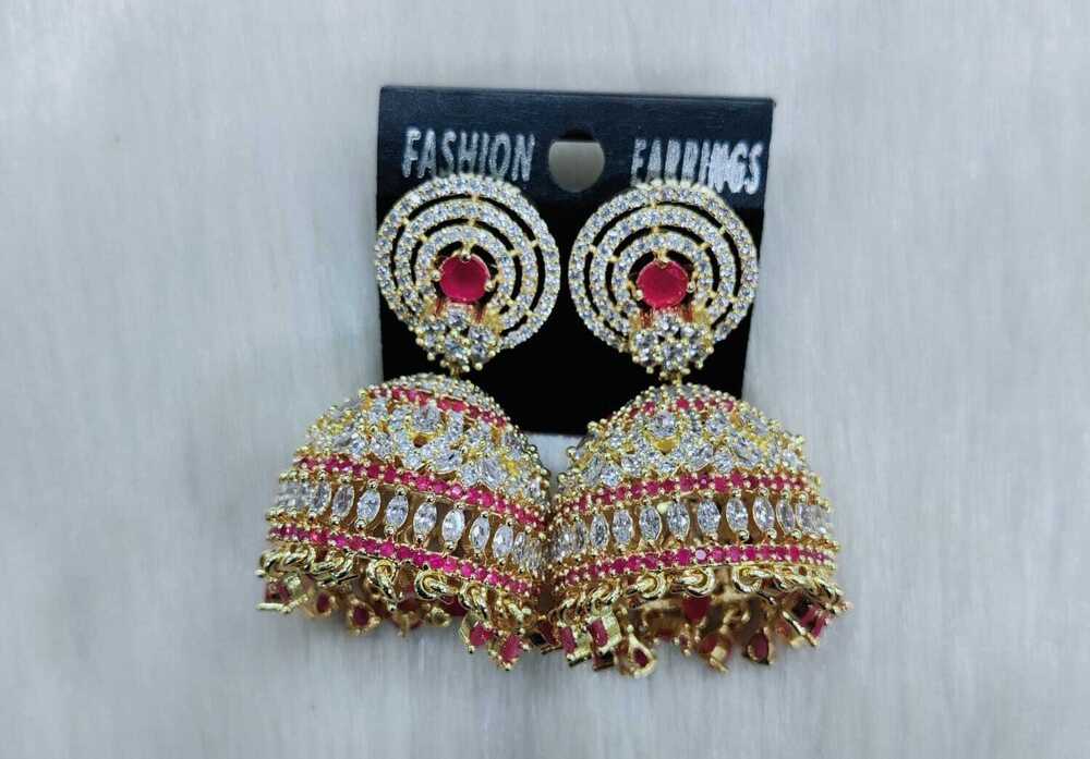 American Diamond Jhumka