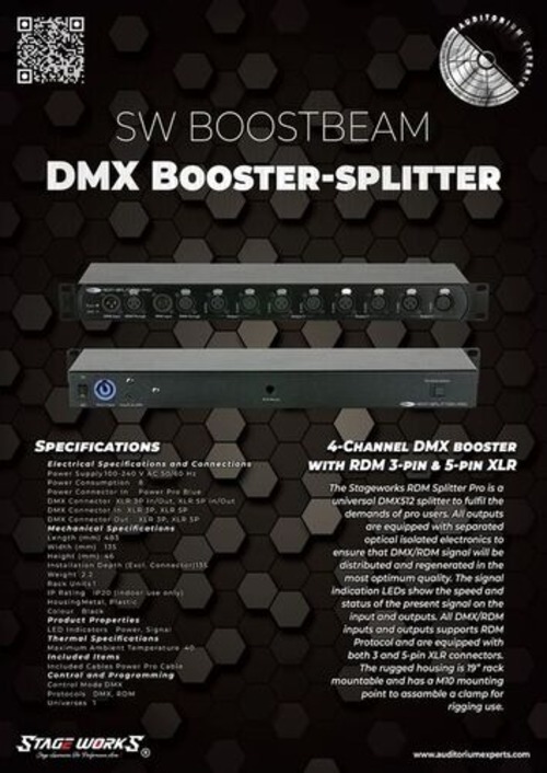 DMX Signal Booster Splitter