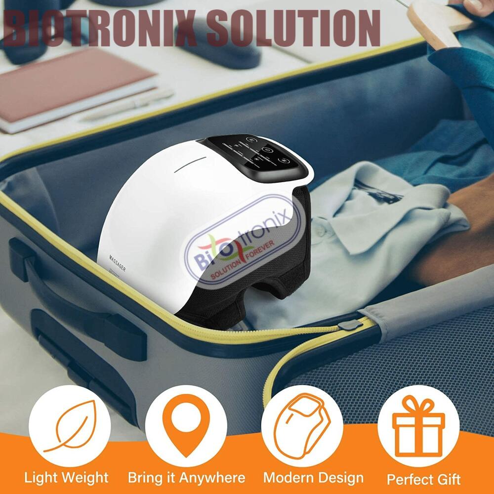 Portable Knee Massager with Heat Kneading Infrared Vibration Therapy for Joint and Muscle Pain Relief