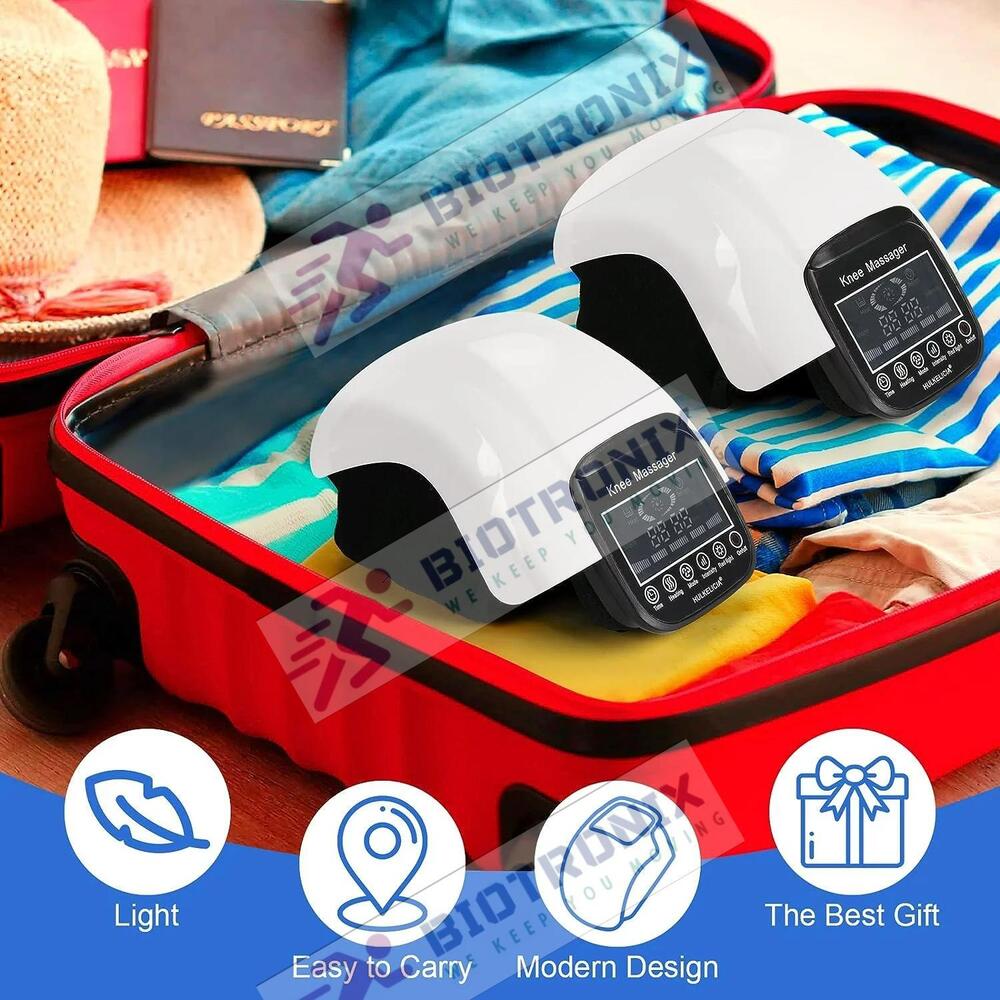 Smart Heated Knee Massager With Kneading Function Infrared Light For Joint Pain And Physiotherapy - Accuracy: Spinal Manipulation Gun Mm