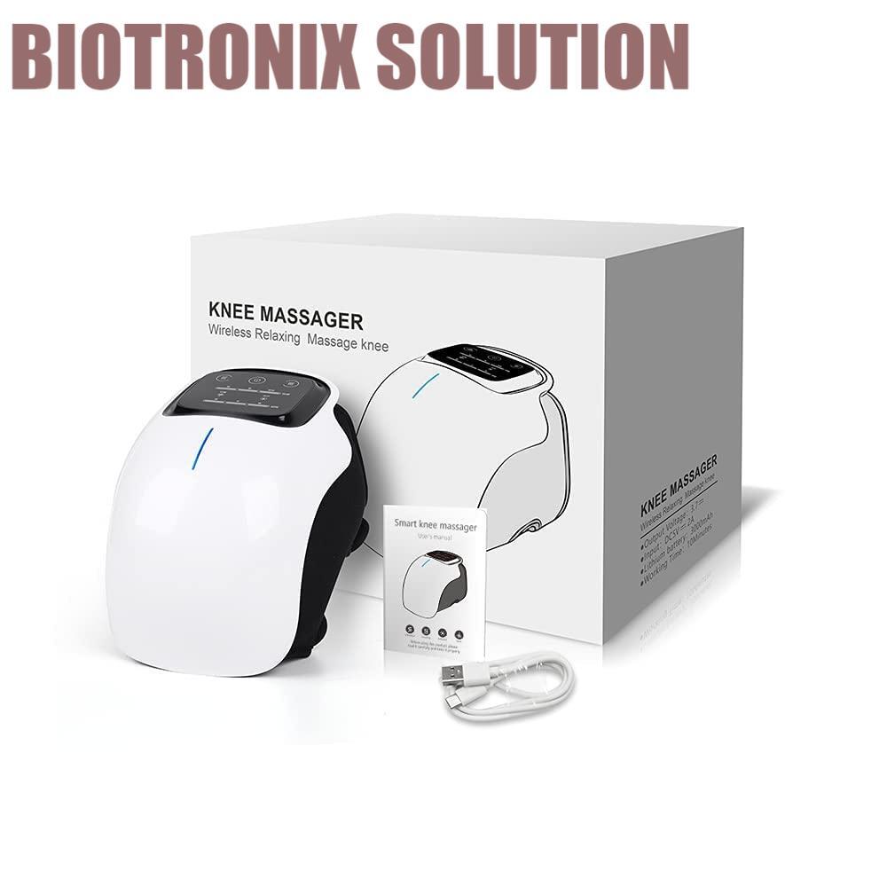 Rechargeable Physiotherapy Knee Massager Wrap for Arthritis Joint Pain Infrared Heat Therapy Device