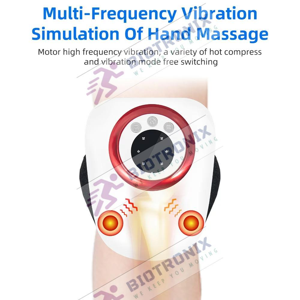 Smart Heated Knee Massager With Kneading Function Infrared Light For Joint Pain And Physiotherapy - Accuracy: Spinal Manipulation Gun Mm