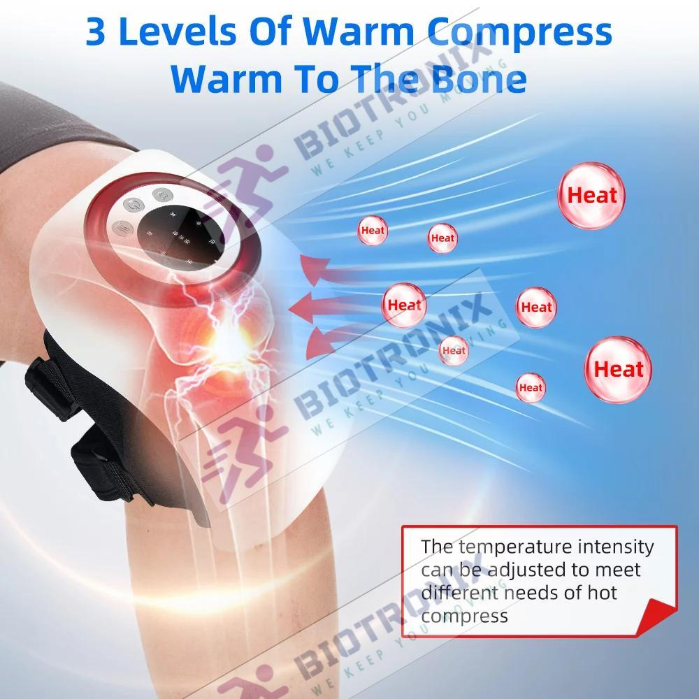 Infrared Heat Therapy Knee Massager for Arthritis Pain Relief with Vibration and Air Compression