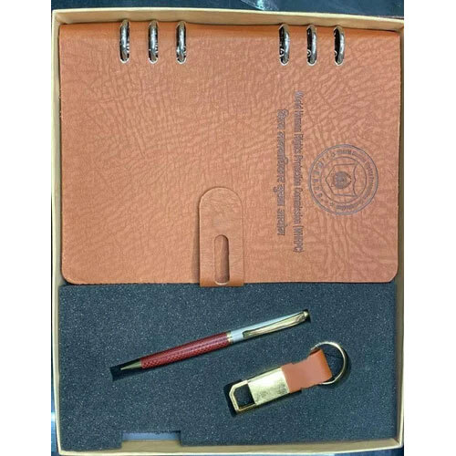 Leather Organiser Diary - Color: Brown
