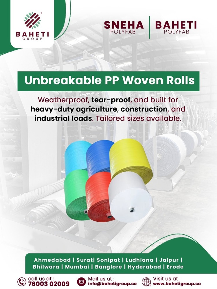 Pp Woven Fabrics - Application: 1