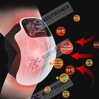 Adjustable Infrared Knee Therapy Massager Heat & Vibration Pain Relief Machine For Arthritis And Sports Injury - Age Group: Infants