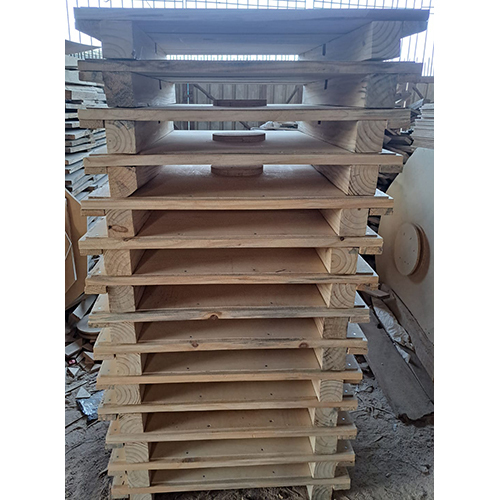 Solid Wooden Pallet - Coating Type: Powder Coated