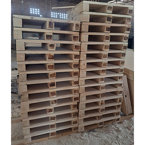 Solid Wooden Pallet - Coating Type: Powder Coated
