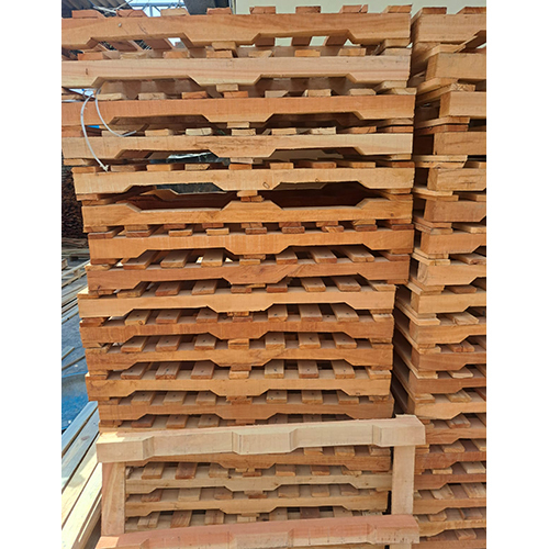 Solid Wooden Pallet - Coating Type: Powder Coated