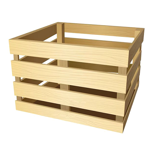 Wooden Crate - Coating Type: Powder Coated