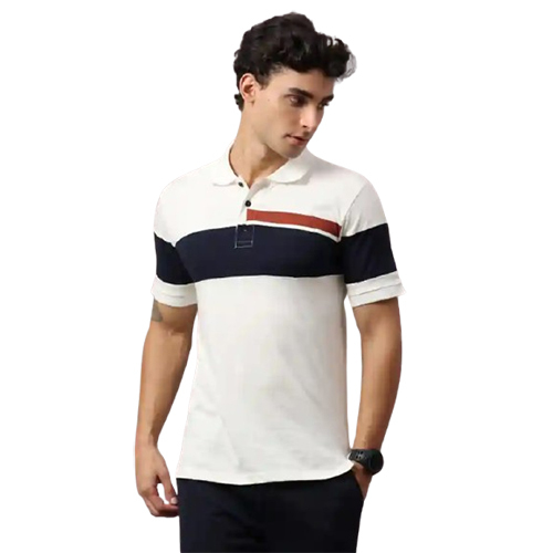 Round Neck Coller T-shirt