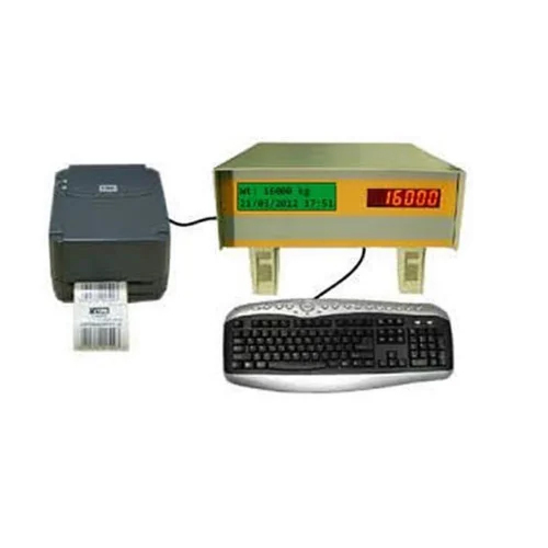 Barcode Printing Weighbridge Indicator