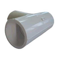 5 Inch White UPVC Plain Tee