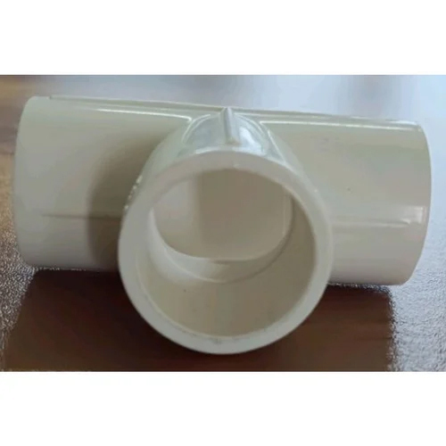 3 Inch Upvc Pipe Tee - Color: White