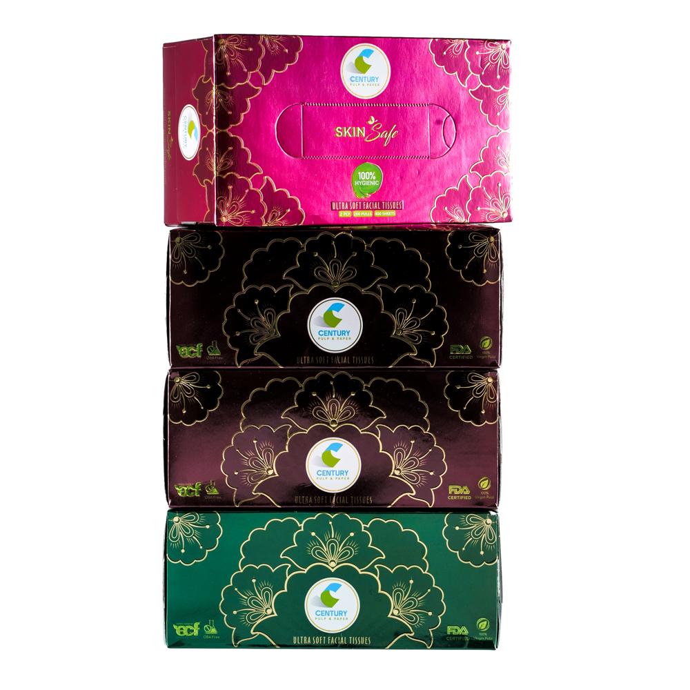 200 Pull Facial Tissue Set Of 4 - Application: Hotel