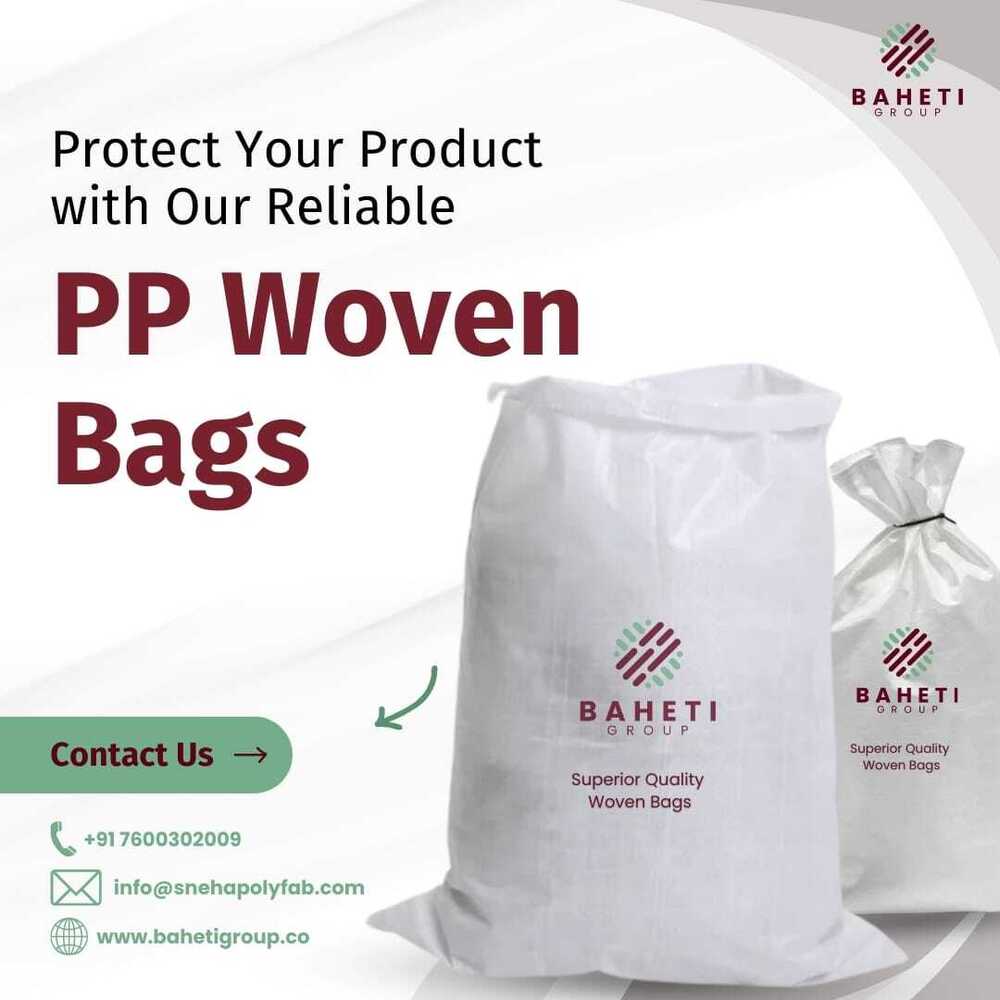Polypropylene Sugar Bag - 100% Virgin Polypropylene, 5-50 Kg Capacity, White | Tear-resistant, Moisture-proof, Customizable Sizes And Printing Options
