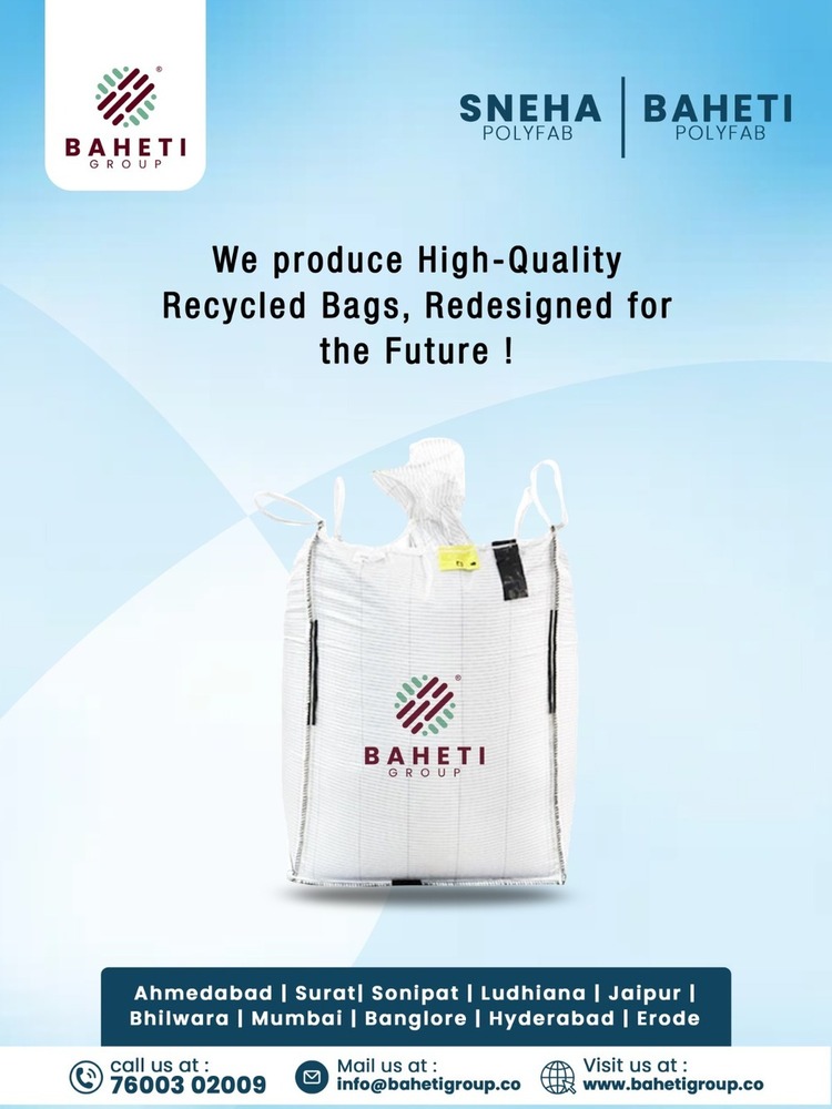 Polypropylene Bulk Bags - Color: White