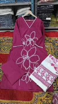 KURTA PANT WITH DUPATTA SET