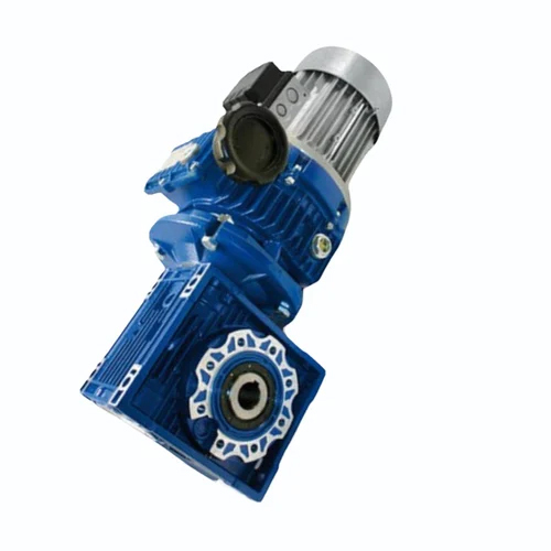 Aluminium Worm Gear Box - Color: Blue