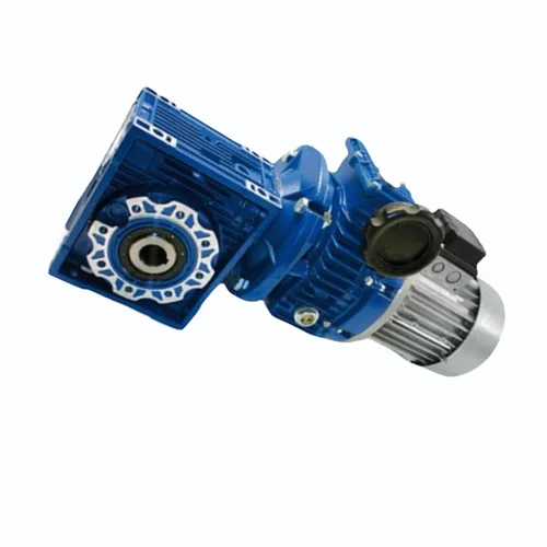 Aluminium Worm Gear Box - Color: Blue