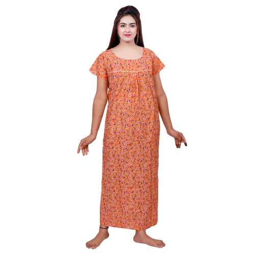 Ladies Cotton Printed Nighty